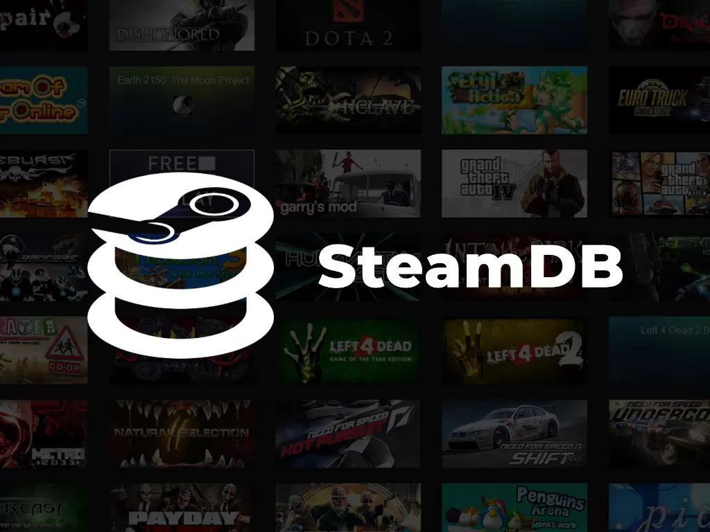 Logo layanan SteamDB (photo/Steam Database)