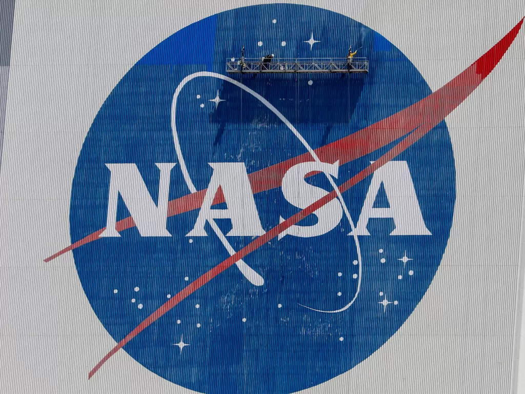 Logo NASA (photo/REUTERS/Joe Skipper)