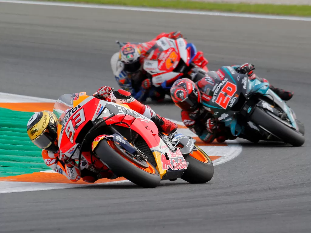 Ajang balapan MotoGP. (REUTERS/Heino Kalis)