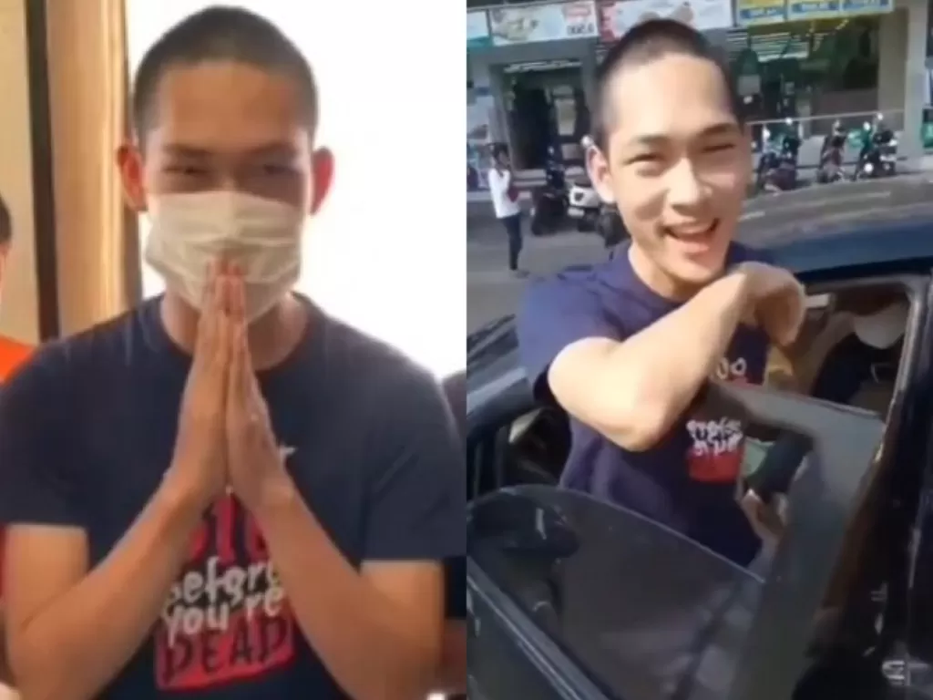 Ferdian Paleka langsung bikin video yang membuat netizen geram beberapa jam usai bebas dari tahanan. (Foto: Istimewa)