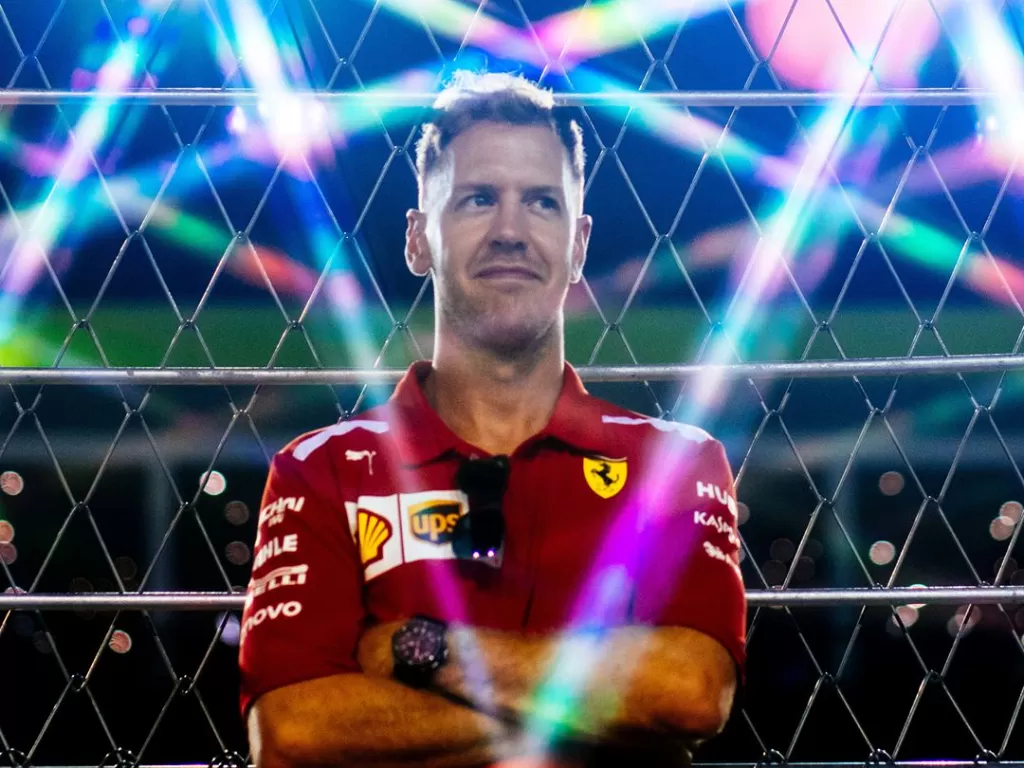 Pembalap Scuderia Ferrari, Sebastian Vettel. (Instagram/@scuderiaferrari)