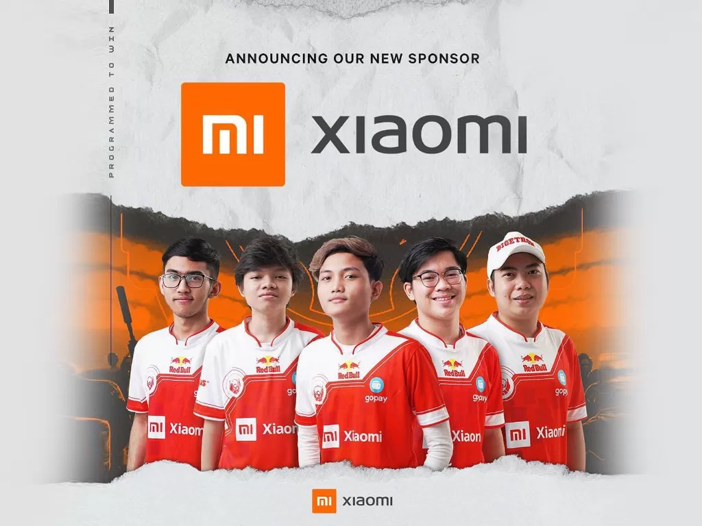 Pengumuman sponsor Xiaomi oleh Bigetron Esports (photo/Instagram/@bigetronesports)