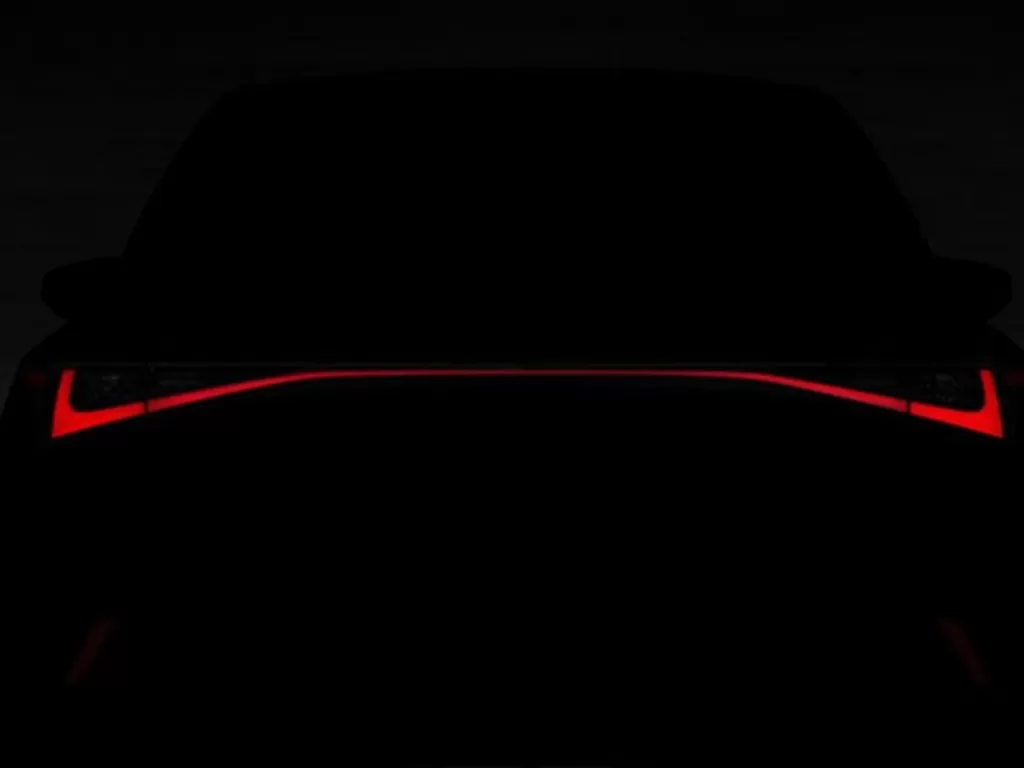 Tampilan Teaser Lexus IS generasi keempat. (autoc-one.jp)