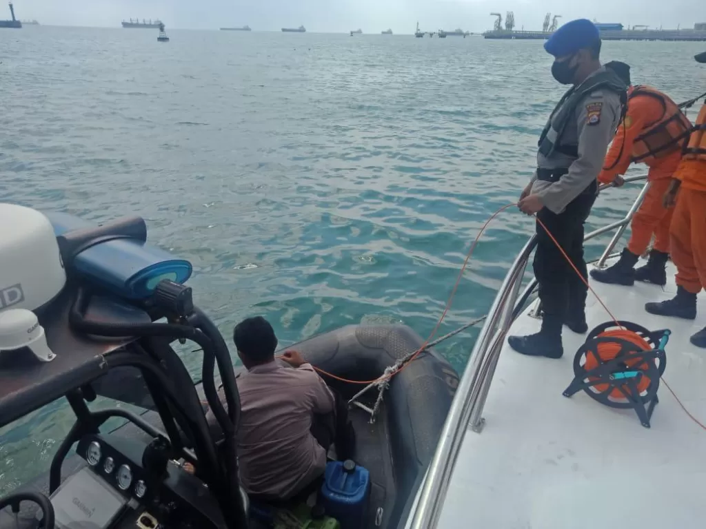 Bocah 9 tahun ditemukan tewas saat berenang di Perairan Merak (Dok. Humas Polda Banten)