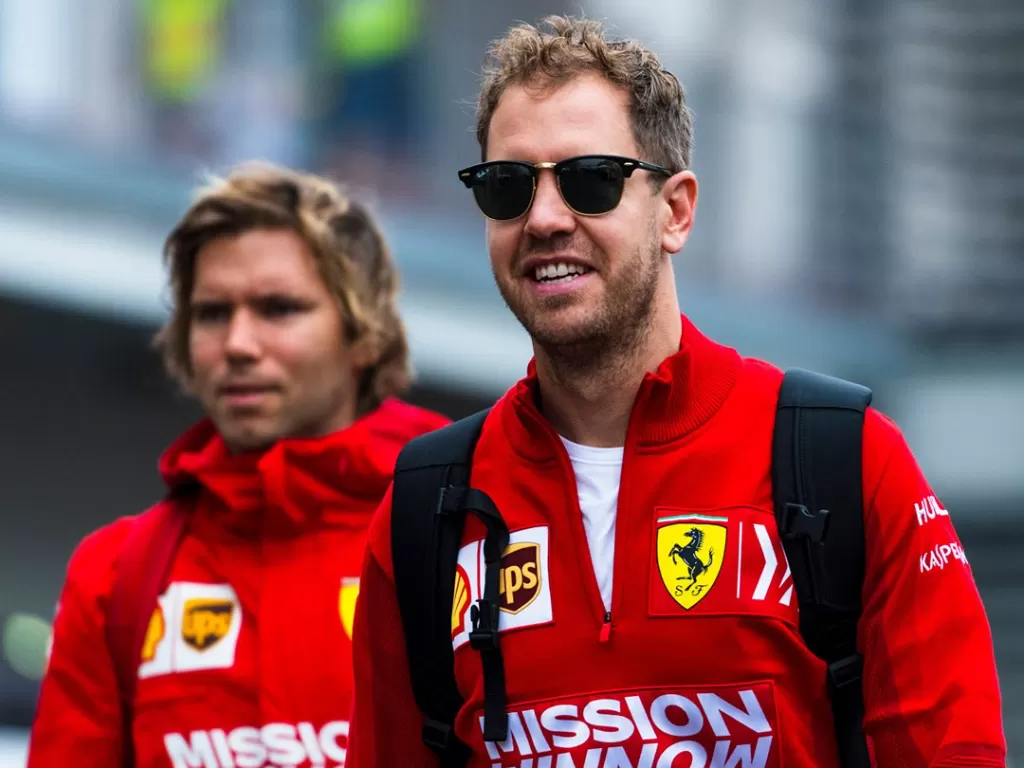Pembalap Ferrari, Sebastian Vettel. (Instagram/@scuderiaferrari)