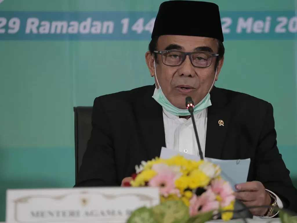 Menteri Agama Fachrul Razi. (ANTARA FOTO/Humas Kemenag-Romadanyl)