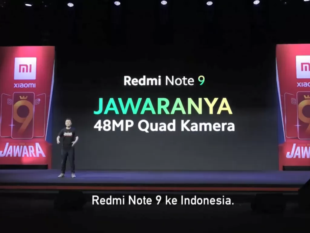 Peluncuran Xiaomi Redmi Note 9 Series (photo/YouTube/Xiaomi Indonesia)