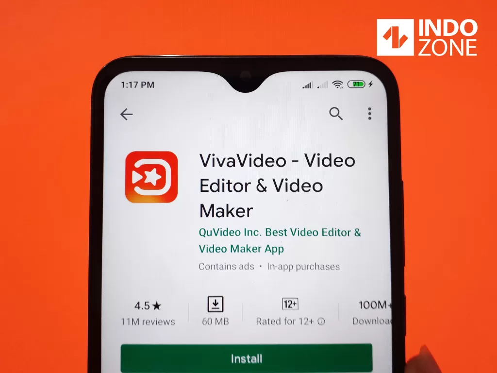 Aplikasi VivaVideo di Google Play Store (photo/Google)
