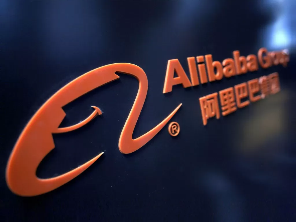 Logo perusahaan Alibaba Group (photo/REUTERS/Jason Lee)