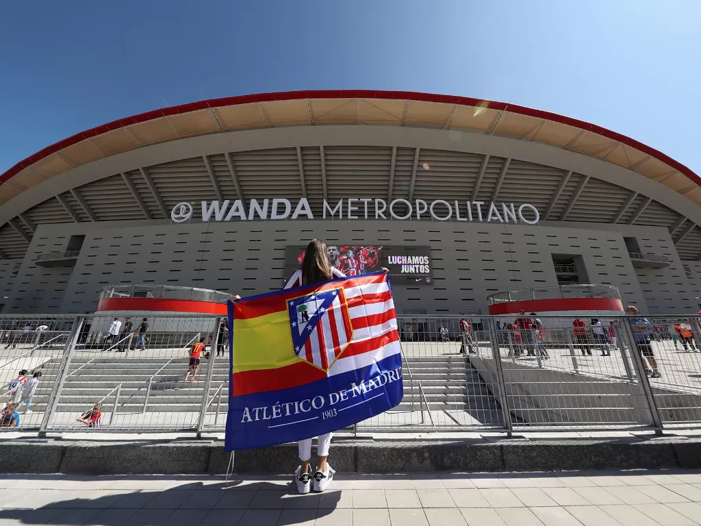 Markas Atletico Madrid, Wanda Metropolitano. (REUTERS)