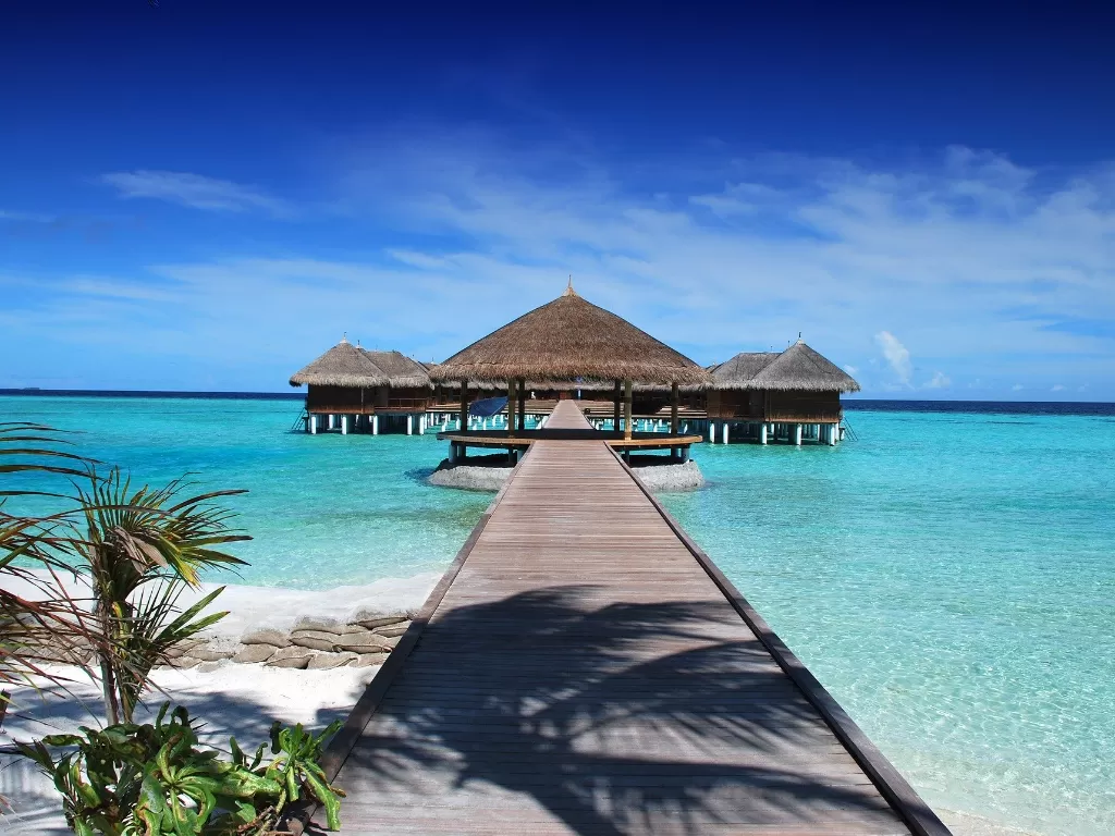 Ilustrasi Maldives. (Pixabay)