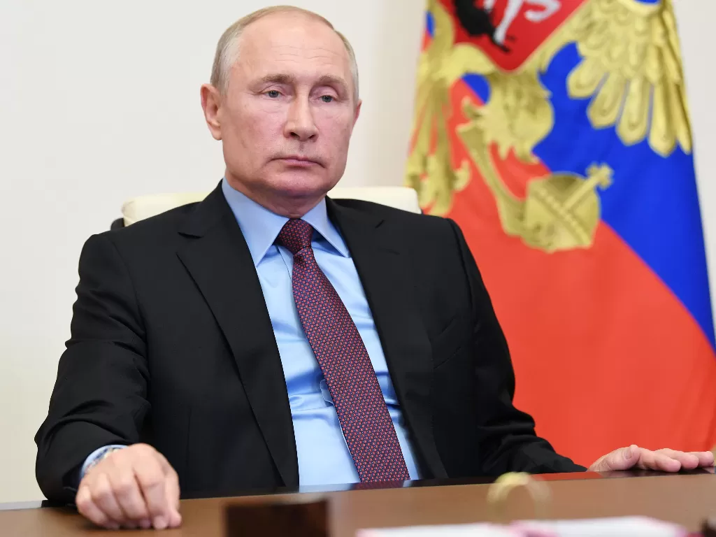 Presiden Rusia, Vladimir Putin. (Sputnik/Alexei Nikolsky/Kremlin via REUTERS)