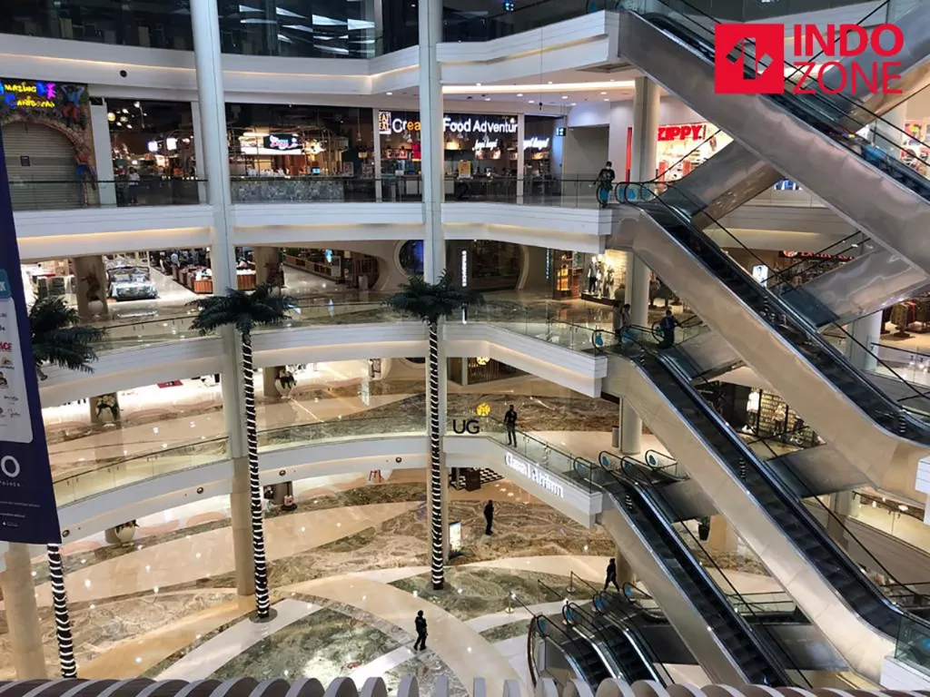 Foto suasana Mall Kota Kasablanka, Jakarta Selatan, Senin (23/3/2020). (INDOZONE/Samsudhuha Wildansyah)