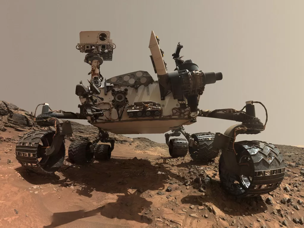 Ilustrasi robot penjelajah planet Mars (photo/Dok. NASA)