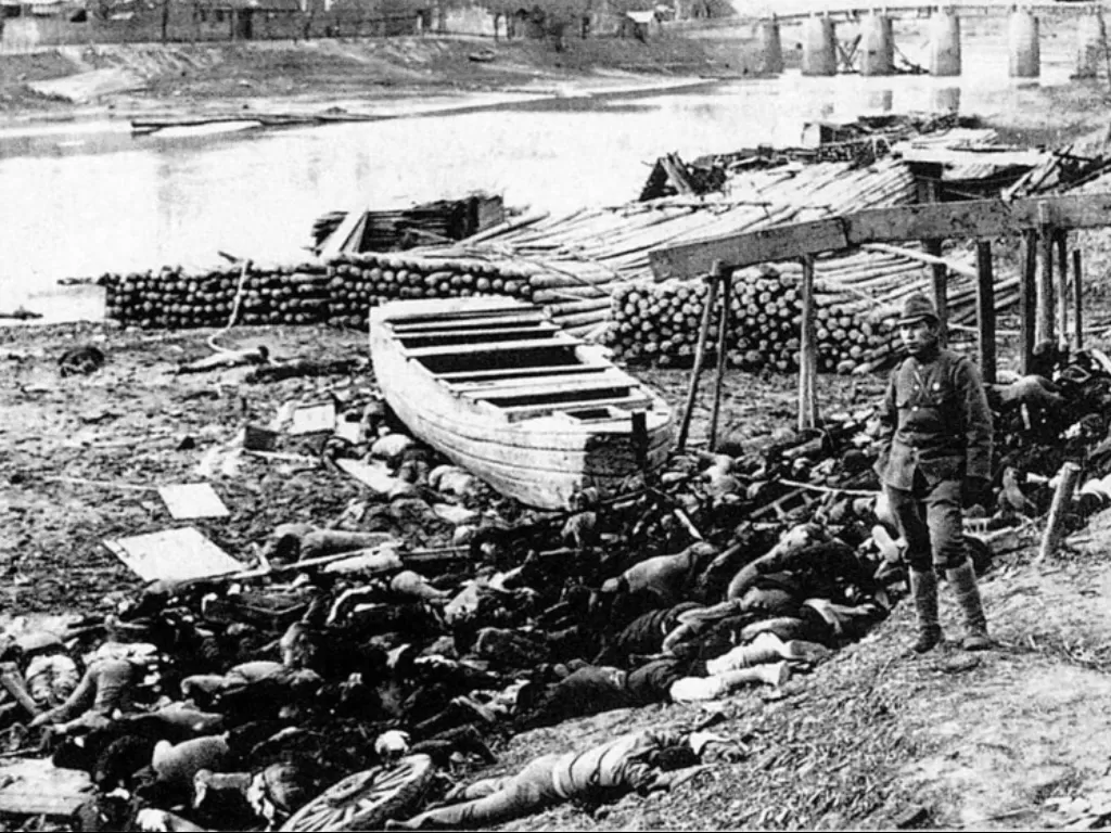 Ilustrasi Pembantaian Nanking. (wikipedia.org)
