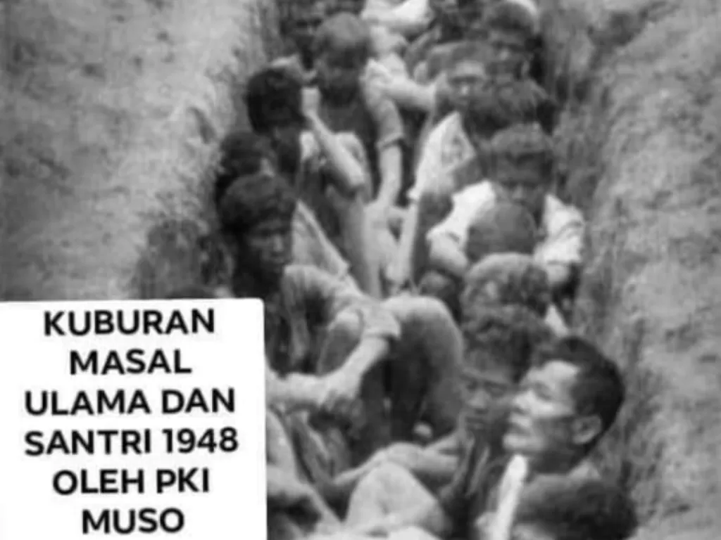 Cek Fakta Kuburan Massal Ulama dan Santri 1948 oleh PKI Muso (Istimewa)