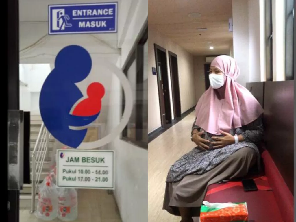 Ervina, wanita yang bayinya meninggal dalam kandungan karena kadung tak dilayani oleh dua rumah sakit di Makassar yang mengharuskan tes Swab terlebih dahulu. (Foto: Istimewa)
