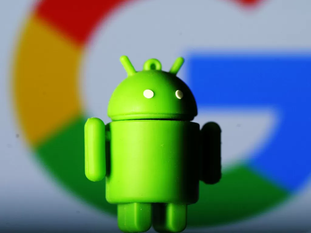 Ilustrasi robot Android milik Google (photo/REUTERS/Dado Ruvic)