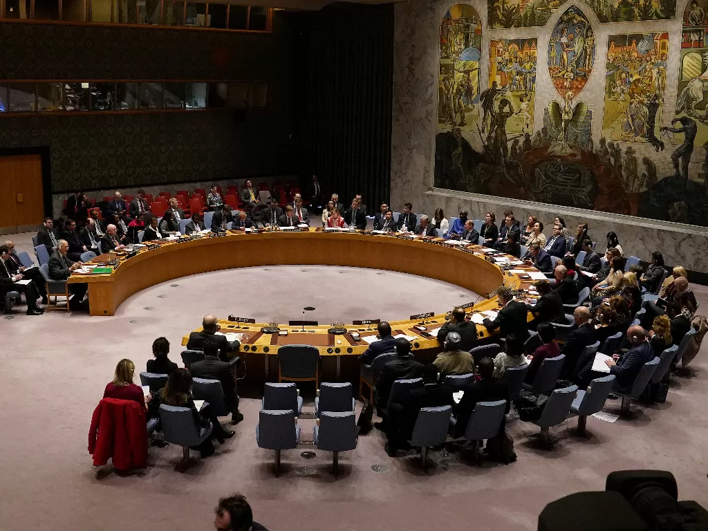Sidang PBB di New York untuk membahas masalah Suriah (REUTERS/Carlo Allegri)