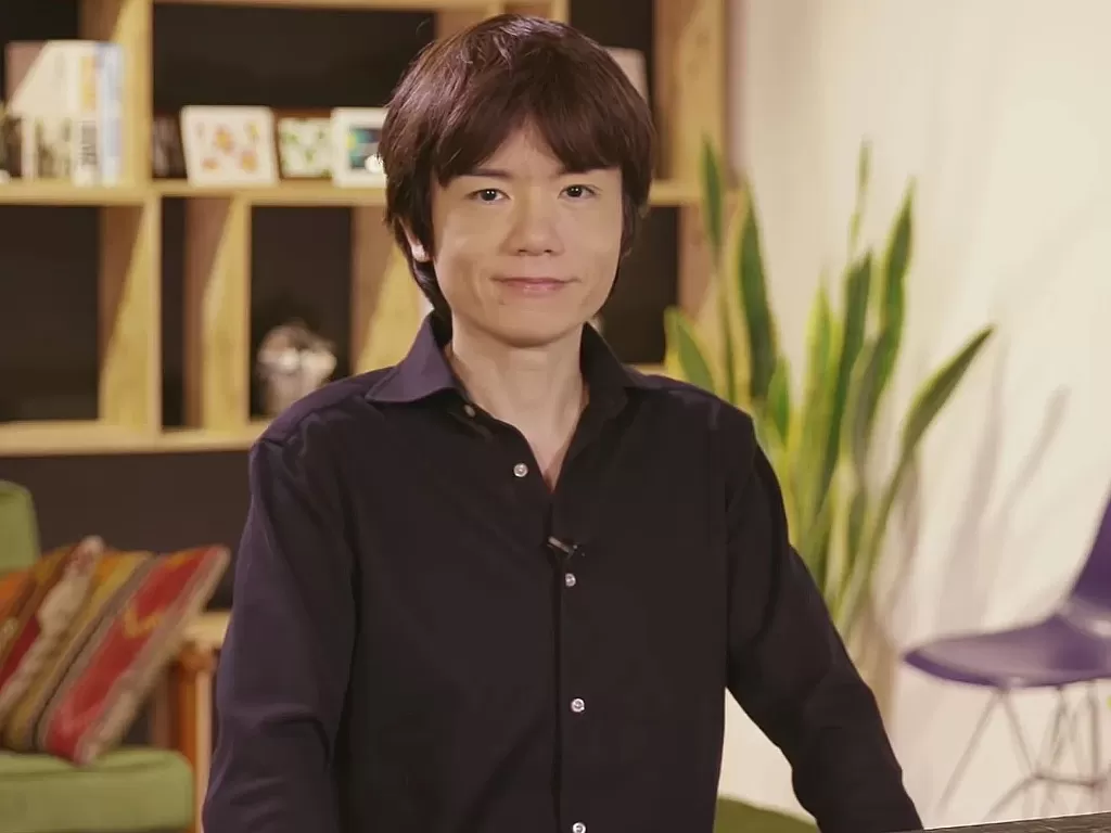 Kreator Super Smash Bros., Mashiro Sakurai (photo/Nintendo Life)