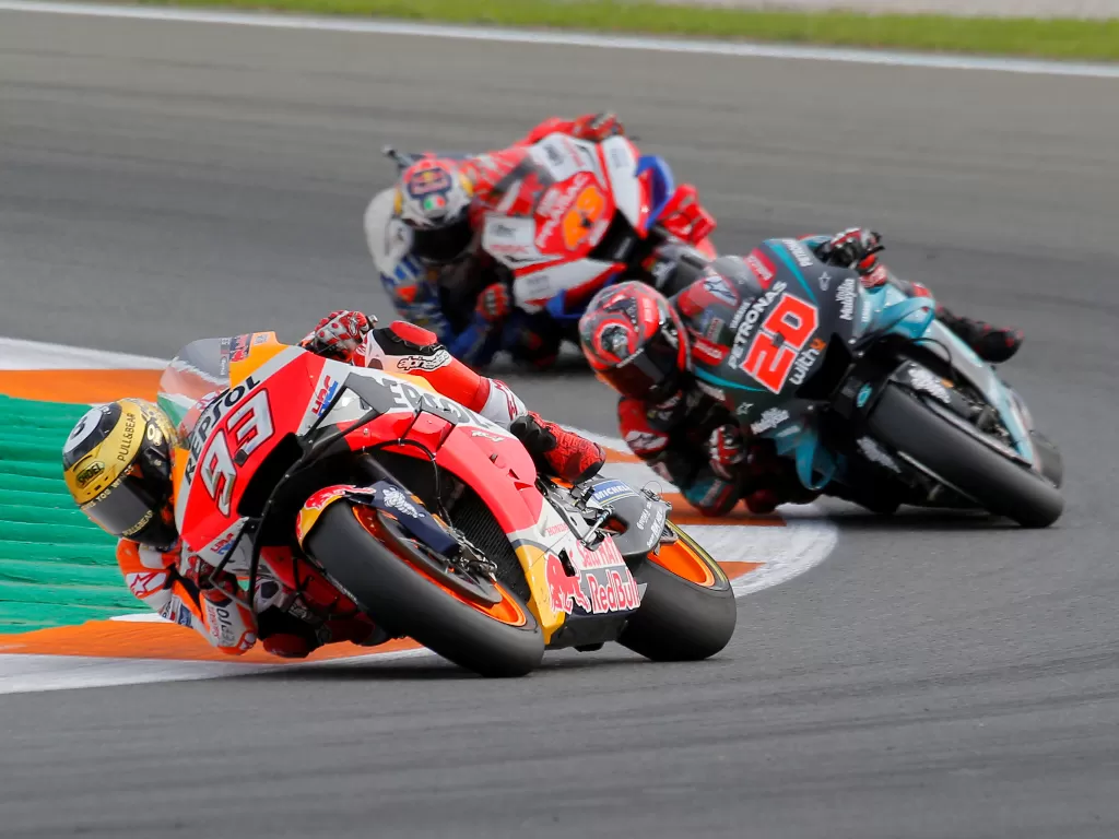 Ajang balapan MotoGP. (REUTERS/Heino Kalis)