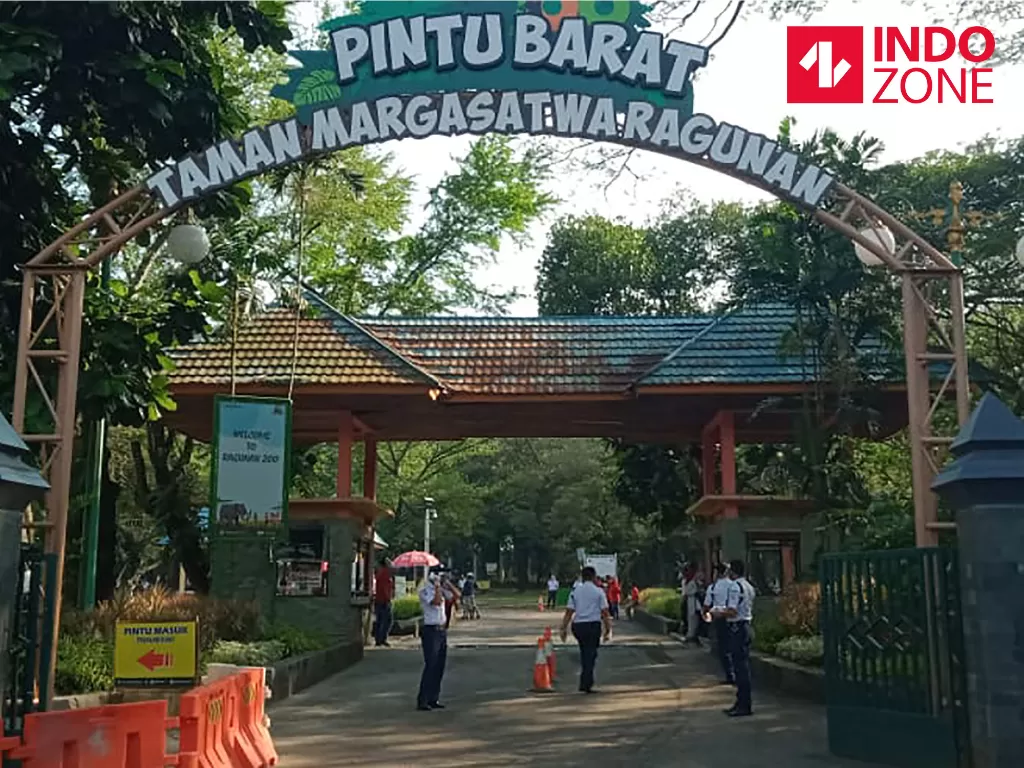 Suasana Taman Margasatwa Ragunan yang kembali dibuka, Jakarta, Sabtu (20/6/2020). (INDOZONE/Syarifah Aulia)