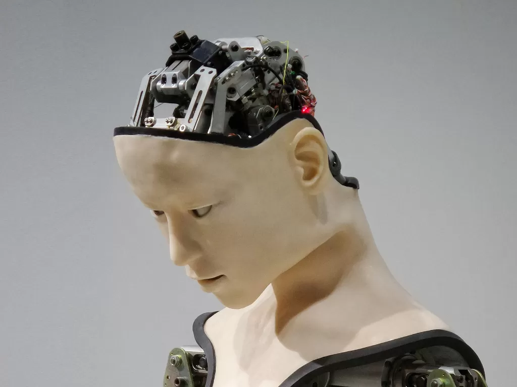 Ilustrasi robot Artificial Intelligence (Ilustrasi/Unsplash/Franck V)