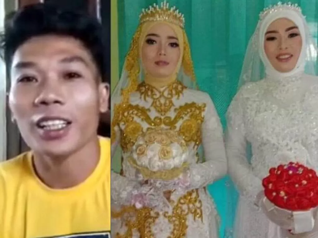 Saiful Bahri (28), pria di Lombok Barat yang menikahi dua perempuan sekaligus. (Foto: Istimewa)