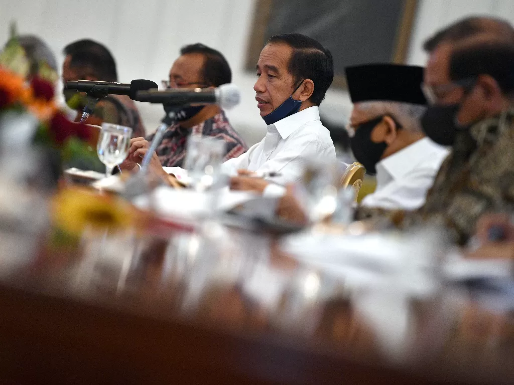 Presiden Jokowi. (ANTARA/Sigid Kurniawan)