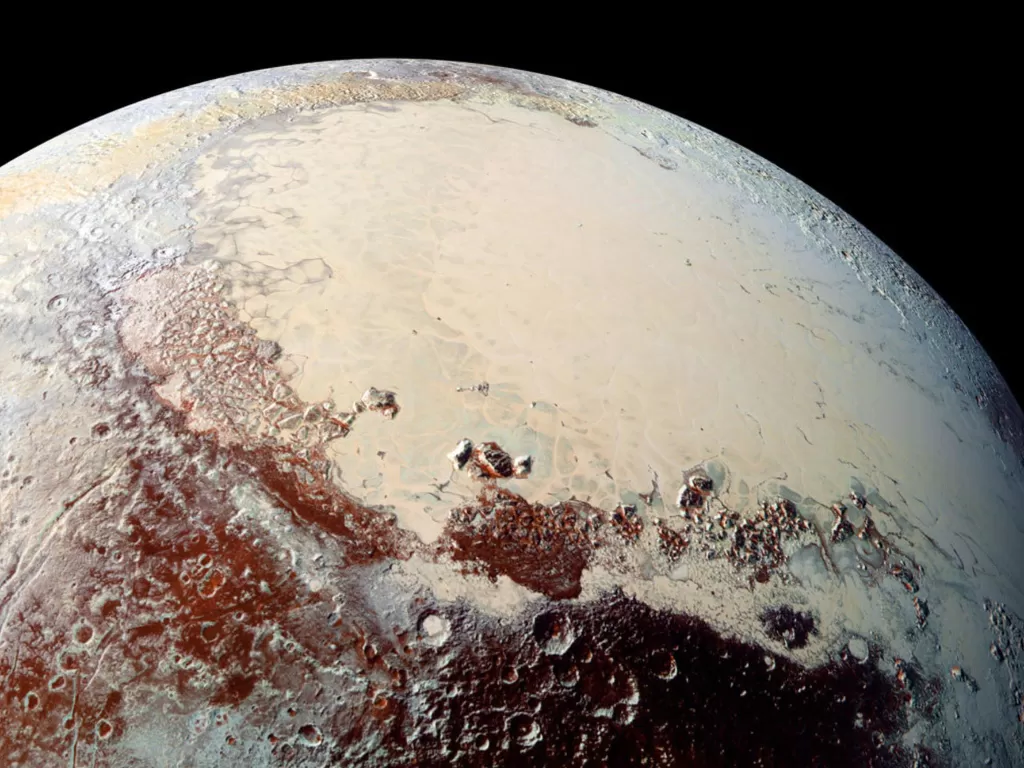 Foto permukaan Pluto (photo/NASA/JHUAPL/SwRI)