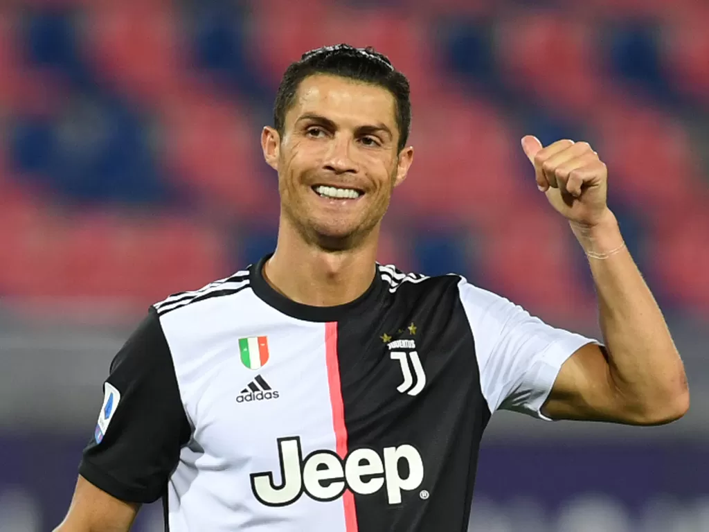 Megabintang Juventus, Cristiano Ronaldo. (REUTERS/Jennifer Lorenzini)
