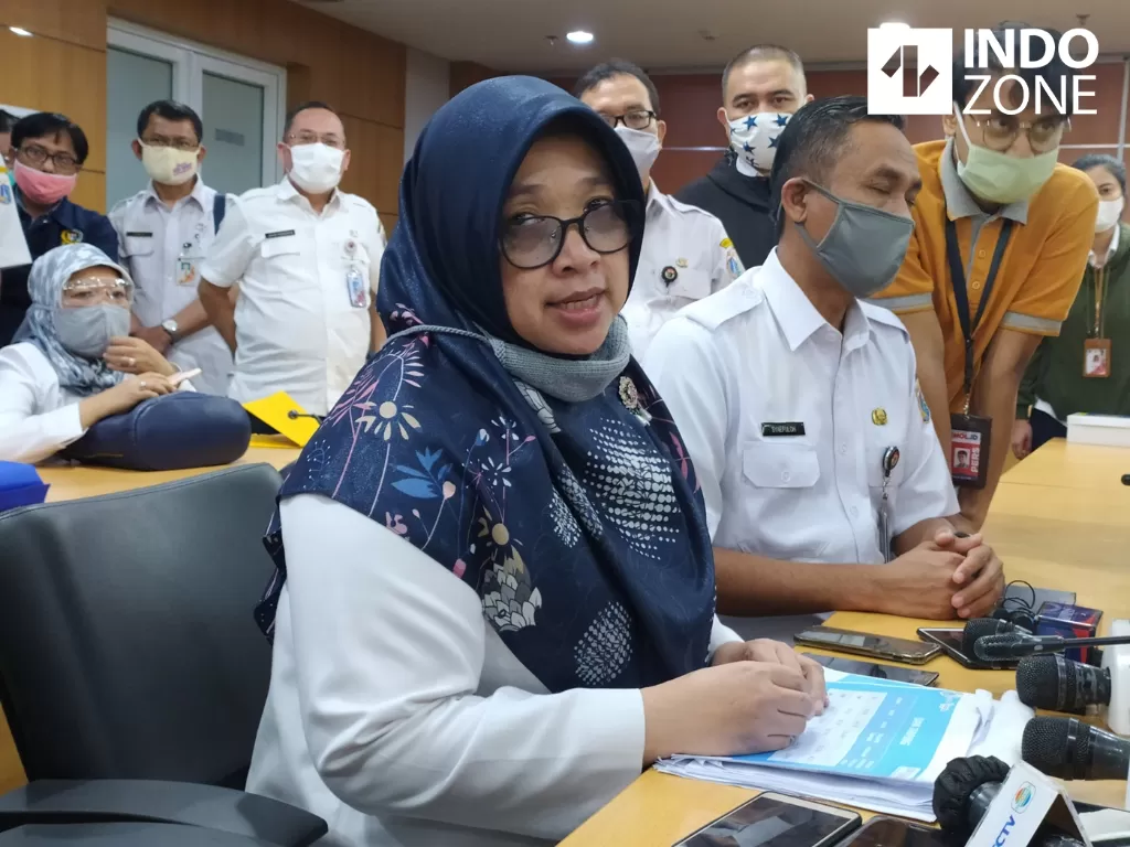 Kepala Disdik DKI Jakarta, Nahdiana ditemui di Komisi E DPRD DKI Jakarta (INDOZONE/Murti Ali Lingga)