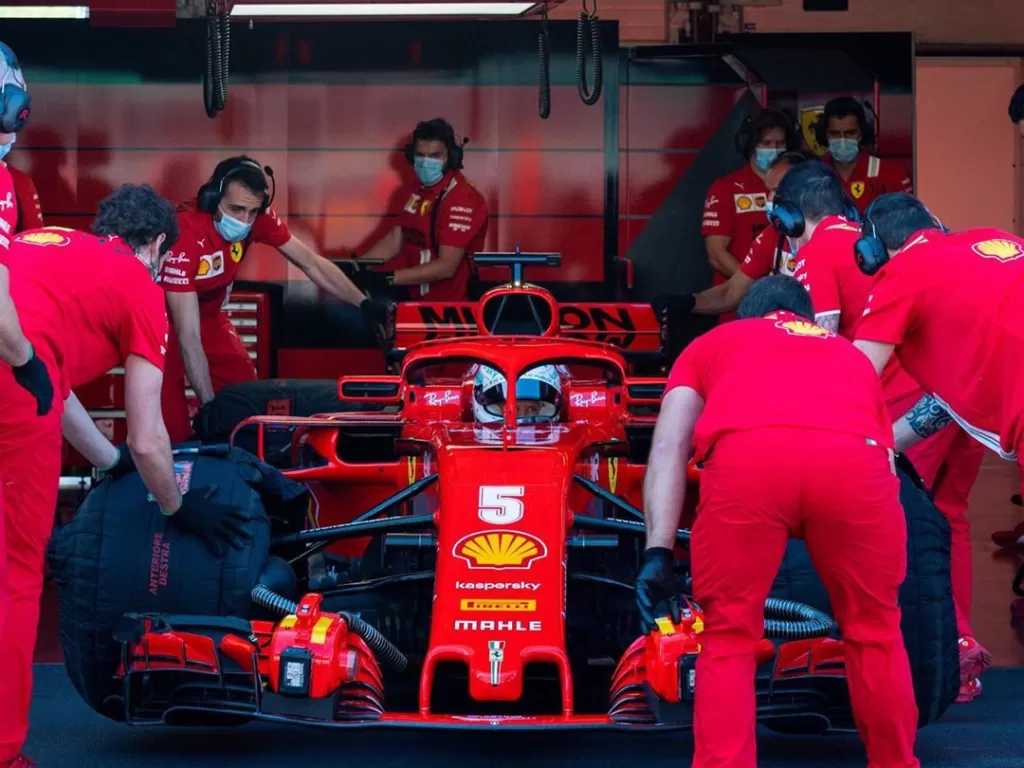 Pabrikan Ferrari. (Instagram/@scuderiaferrari)