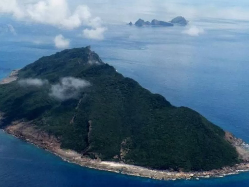 Pulau yang disengketakan antara Jepang, Tiongkok, dan Taiwan. (CNN)