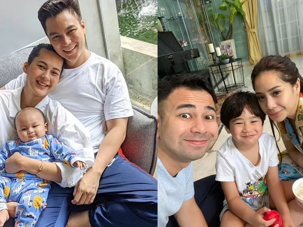 Keluarga selebriti (Instagram/@baimwong/@raffinagita1717)