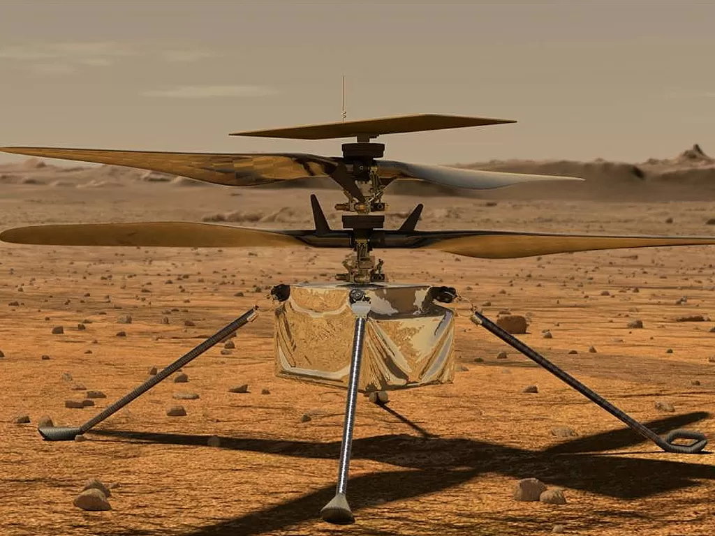 Robot helikopter 'Ingenuity' buatan NASA (photo/Dok. NASA)