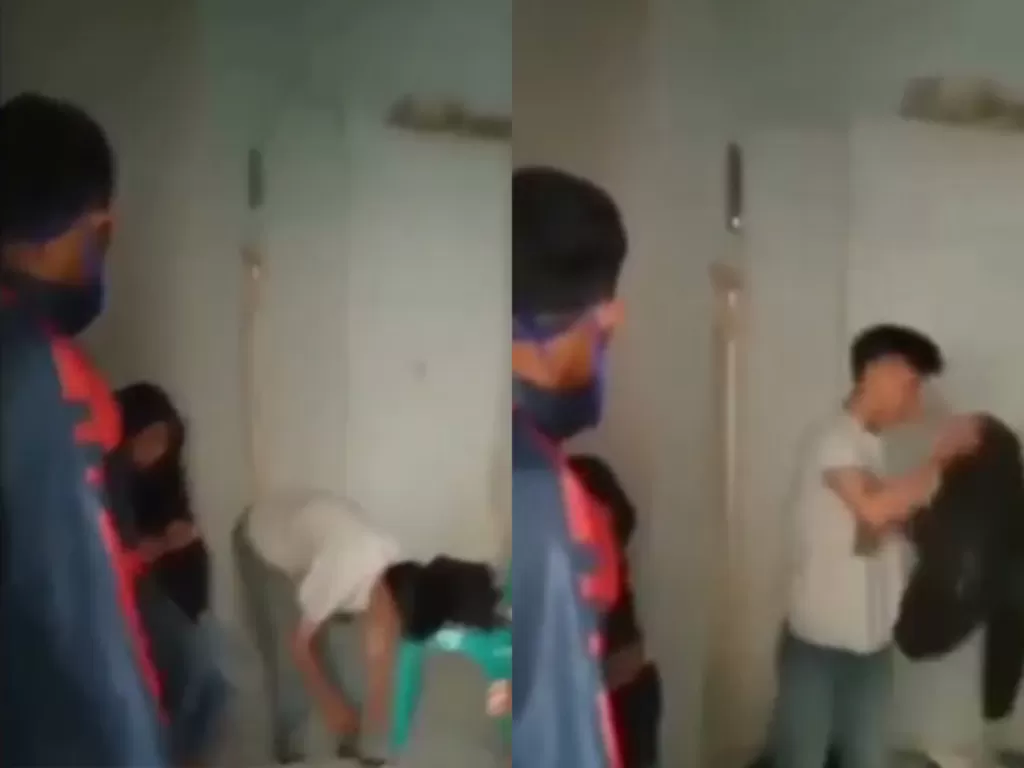 Remaja SMA ditangkap basah ayahnya ngamar. (Istimewa)