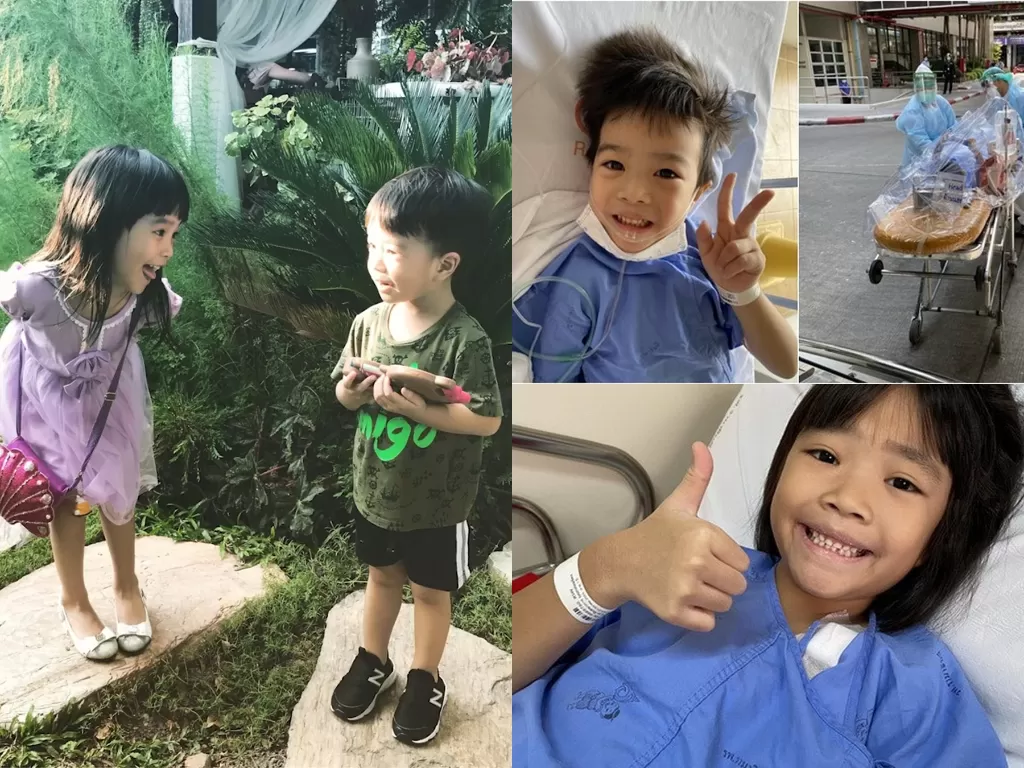 Bocah 5 tahun donorkan sel sumsum tulang untuk kakaknya. (Bangkok Biz News)