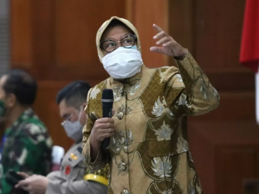 Wali Kota Surabaya, Tri Rismaharini. (ANTARA/Didik Suhartono)
