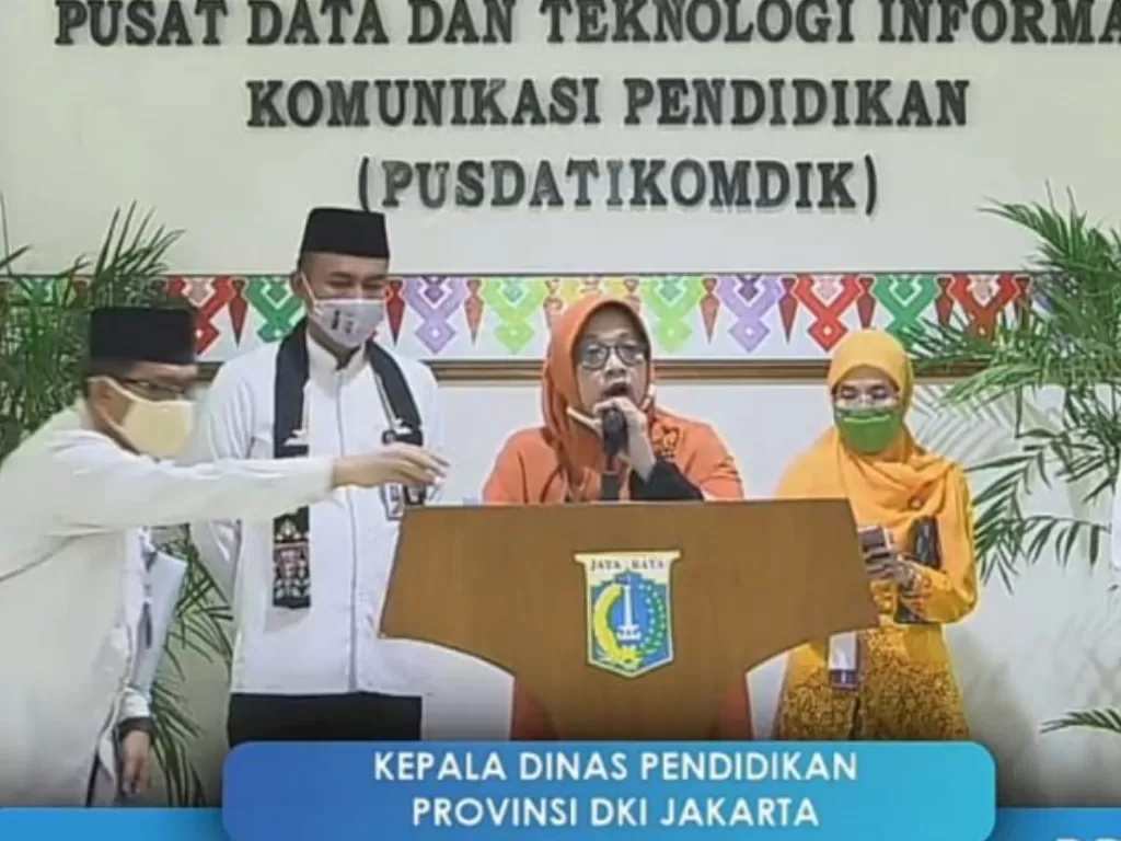 Disdik DKi Jakarta berikan keterangan terkait polemik penerimaan siswa baru. (Disdik DKI Jakarta).