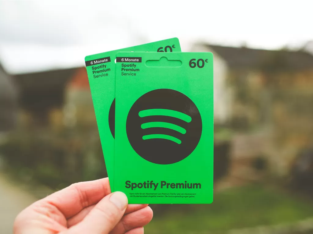 Gift Card Spotify Premium (photo/Unsplash/Markus Spiske)