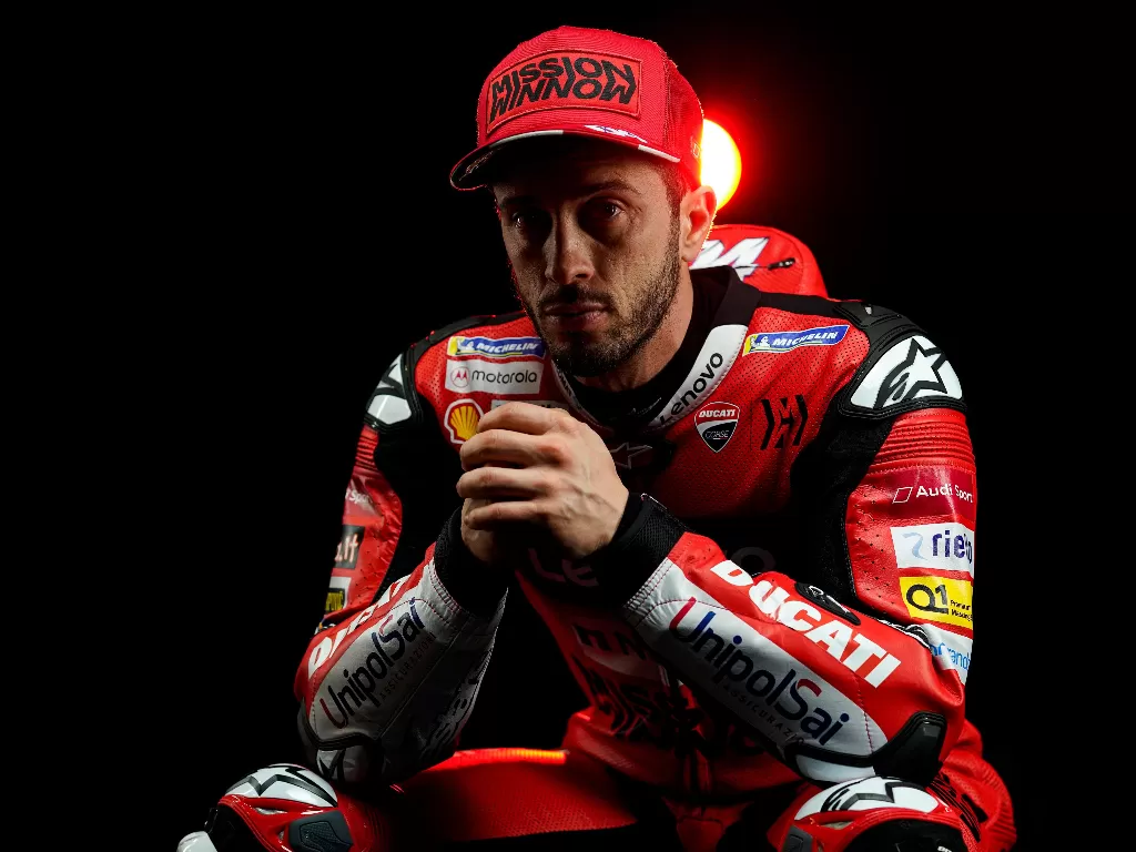 Pembalap Ducati, Andrea Dovizioso. (Twitter/@ducaticorse)