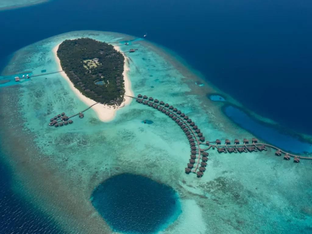 Pulau Vakkaru di Maladewa. (latteluxurynews.com)