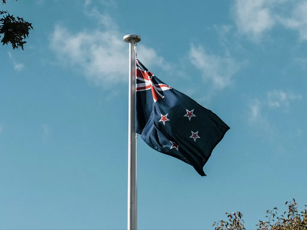 Ilustrasi bendera Selandia Baru. (photo/Ilustrasi/Pexels)