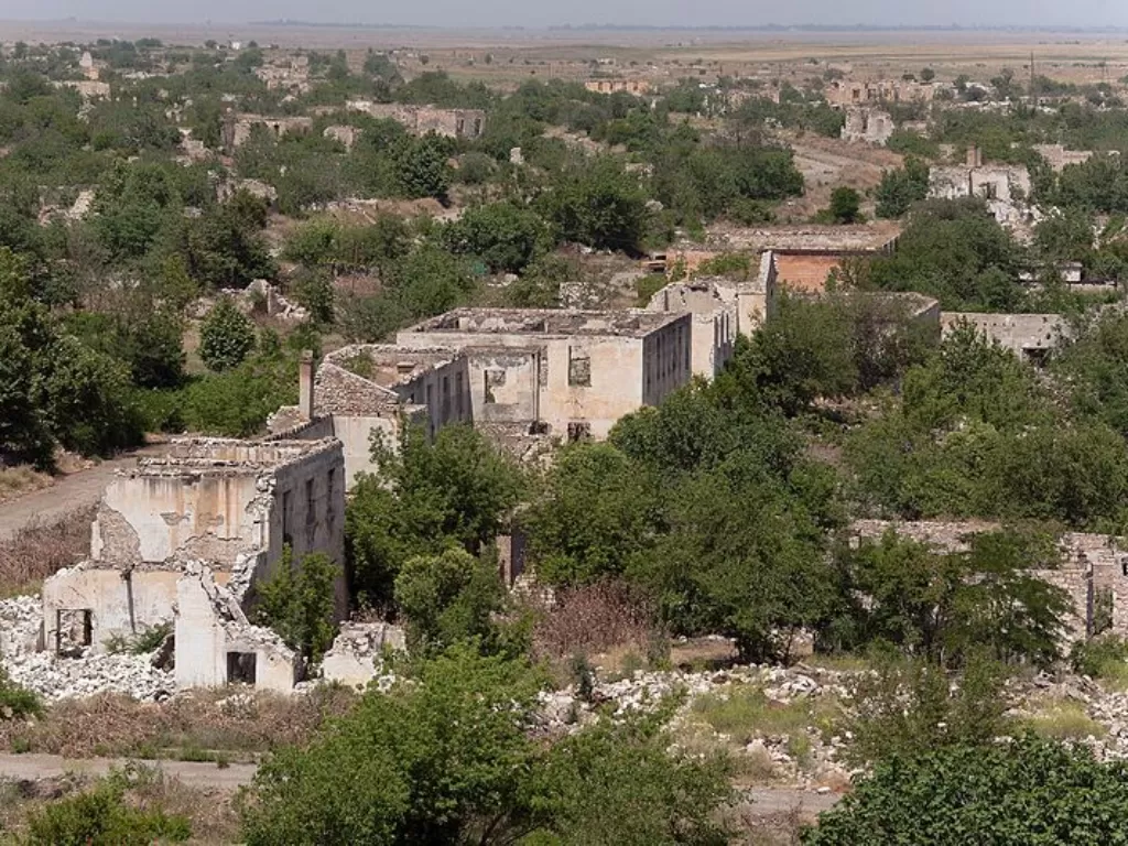 Agdam, kota mati kota di Azerbaijan. (wikipedia.org)