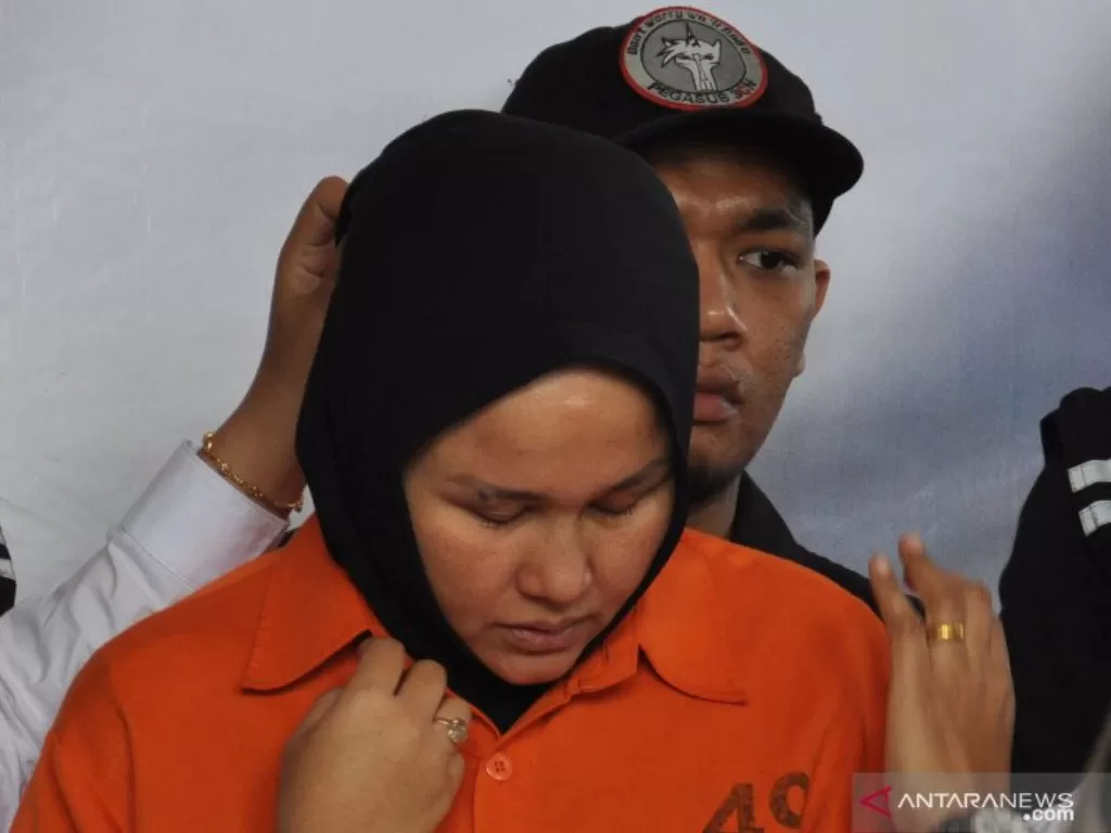 Zuraida Hanum terpidana hukuman mati Pengadilan Negeri Medan. (Antaranews)