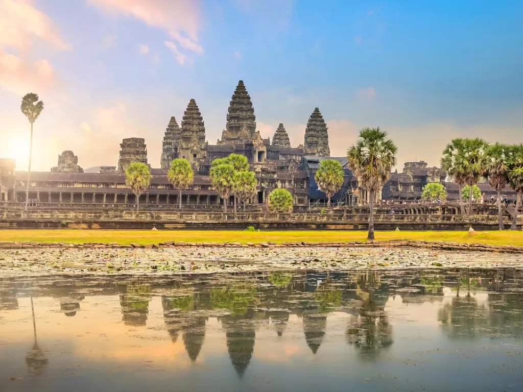 Candi Angkor Wat di Kamboja. (photo/id.wikipedia.org)