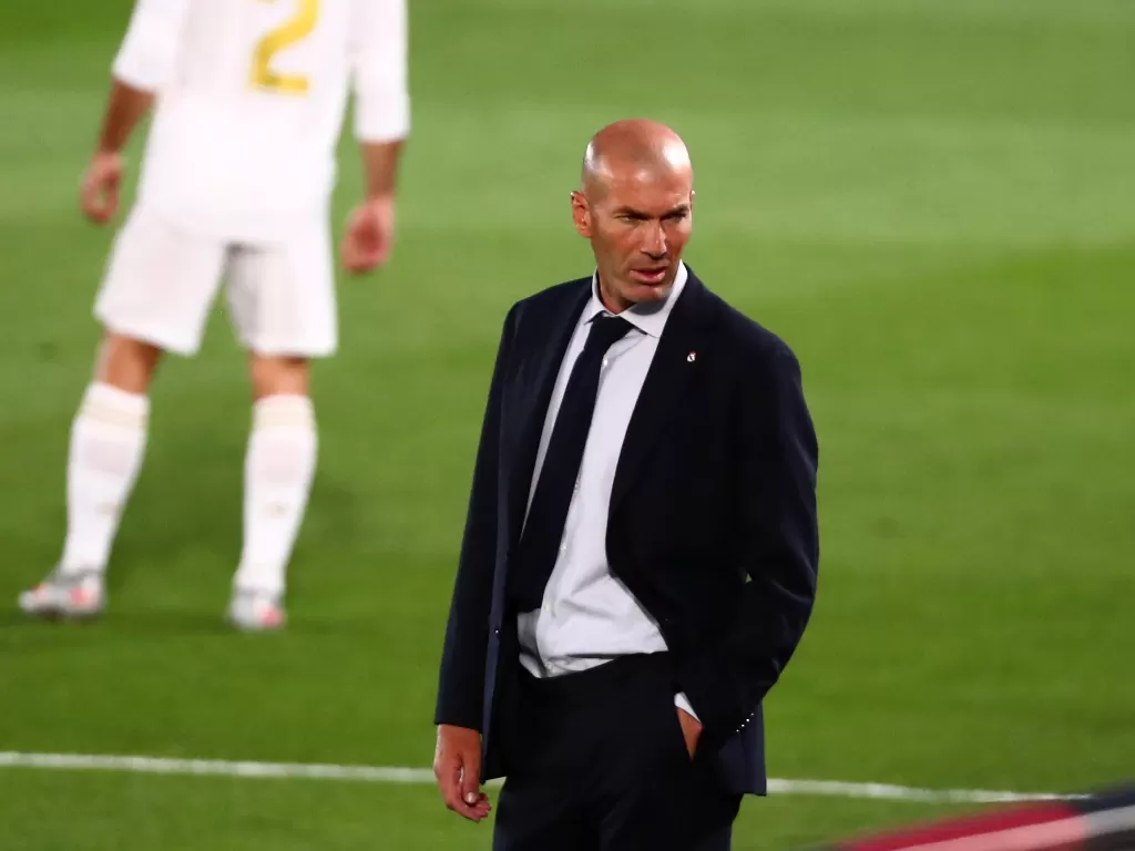 Zinedine Zidane. (photo/REUTERS/SERGIO PEREZ)