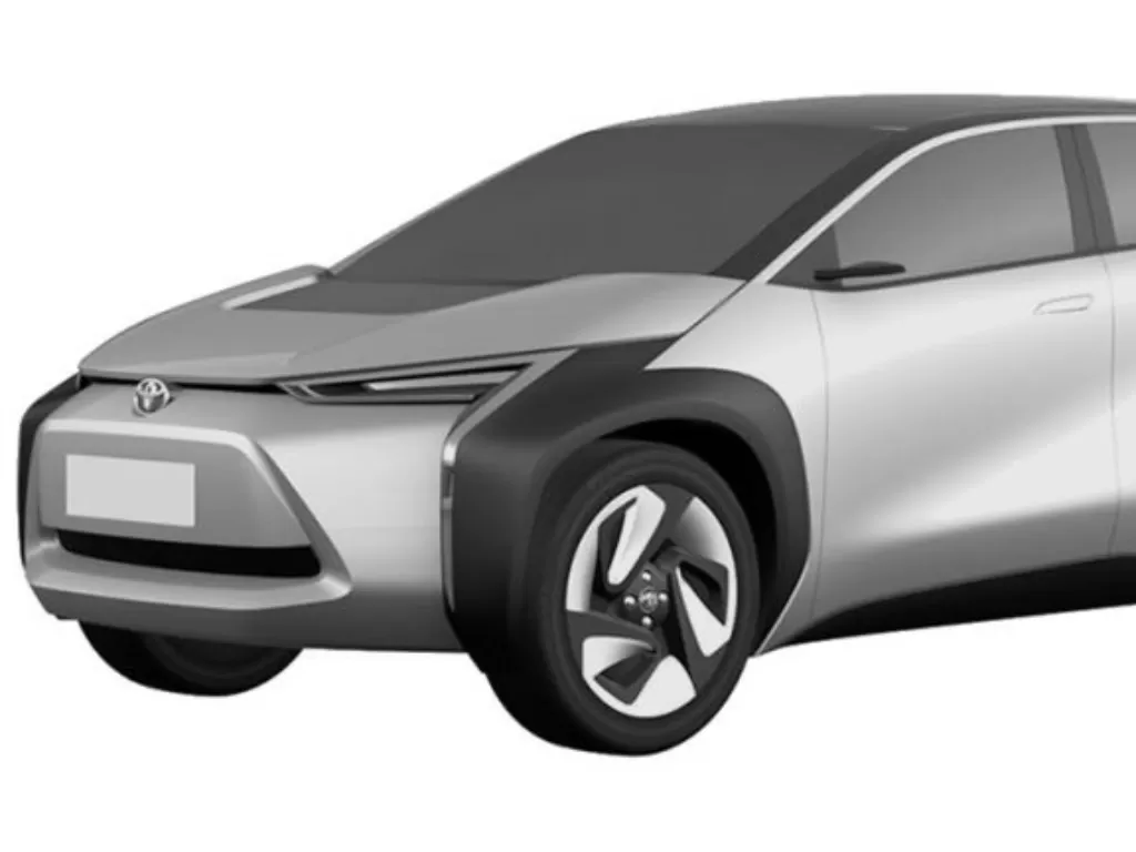 Gambaran model Crossover listrik Toyota baru. (Dok.Toyota)