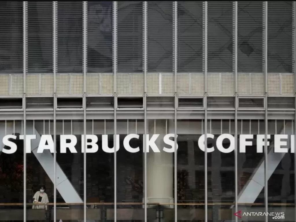 Starbucks. (ANTARA FOTO/Reuters-Kim Kyung-Hoon)